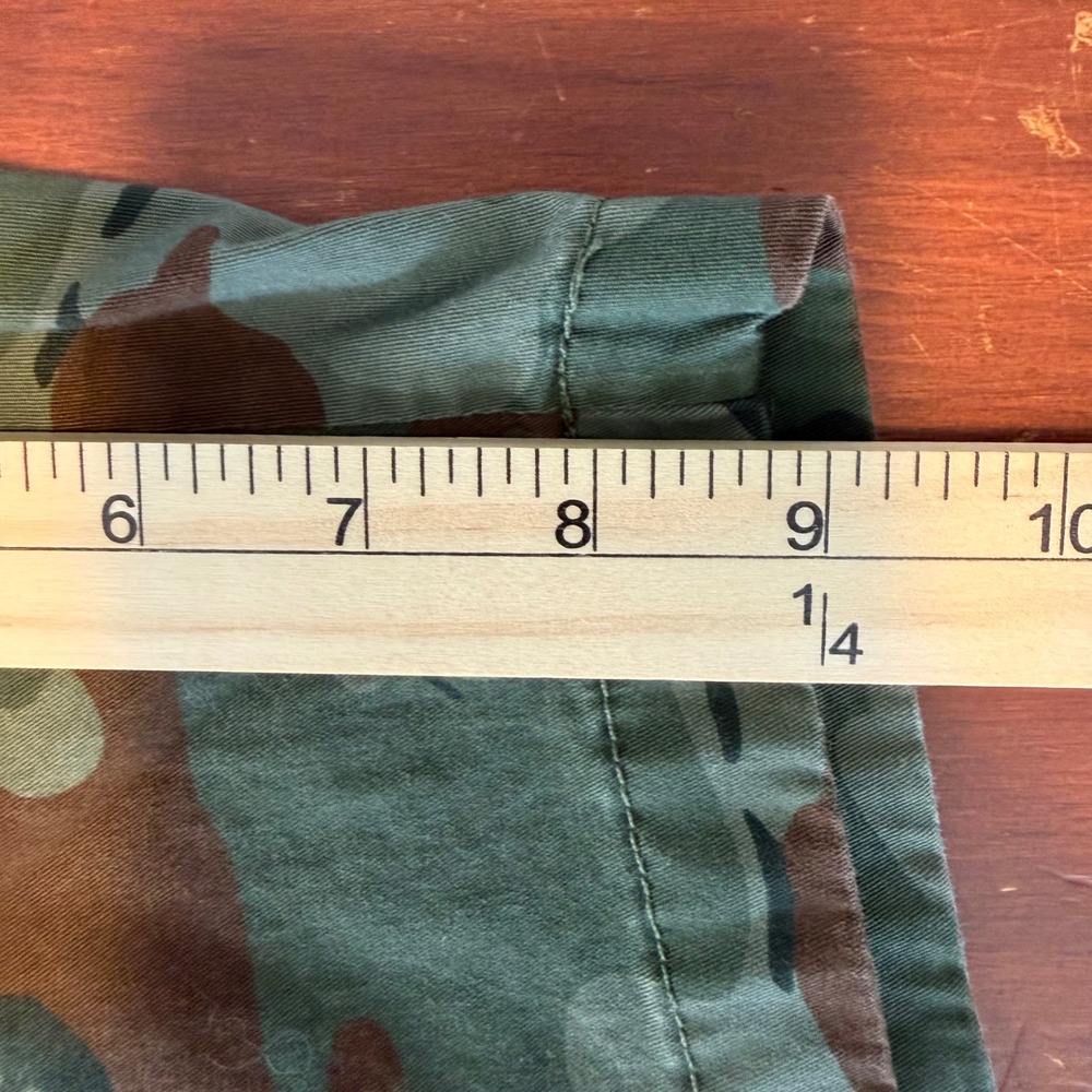 J.Crew Shorts Mens 34 Green Camo Stretch Chino H2973 9 Inch Inseam Casual - Picture 8 of 9